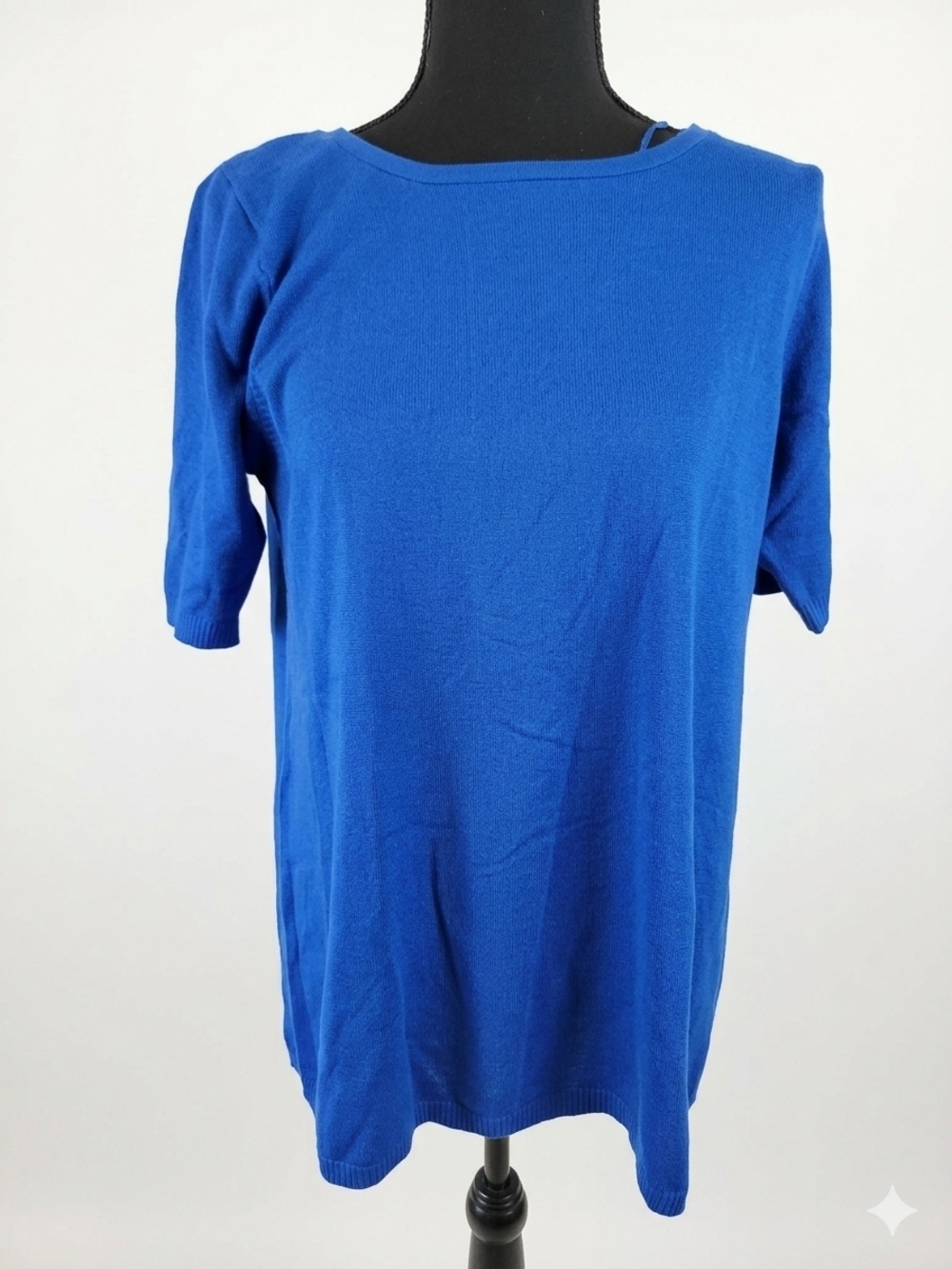 Joseph A Royal Blue Short Sleeve Knit Top